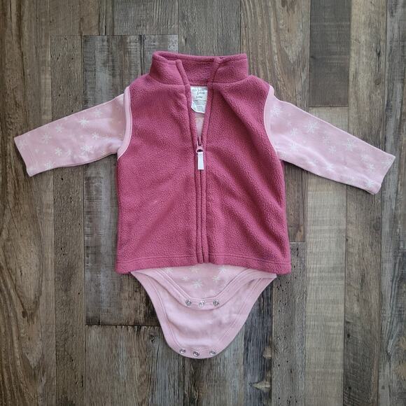 Baby Clothing Lot (5 outfits) 3-6 mo Winter Season Old Navy, PJ Place, Chick Pea - Picture 4 of 11